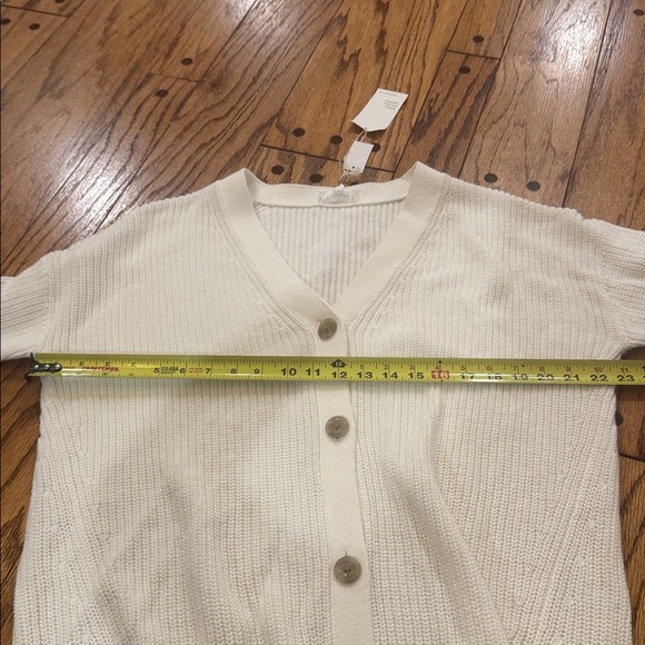 NWT Haven Well Within Organic Cotton Shaker Stitch Cardigan Size XL - Picture 6 of 7